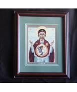 Framed “Mary the Jew”Icon Print by Bridge Building Images ( Vintage 1980s)  - £14.41 GBP