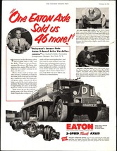 1954 Print Ad Eaton 2-Speed Axles Darlea Milk Truck E4 - £20.76 GBP