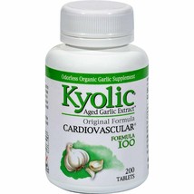 Kyolic, Garlic Green 100 Hi Potency Yeast Free, 200 Tablets - £18.04 GBP