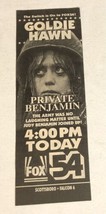 Private Benjamin Tv Guide Print Ad Goldie Hawn TPA18 - £4.67 GBP