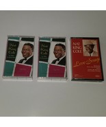 3 Nat King Cole Cassette Tapes An Affair To Remember Love Songs Music VTG - $9.85