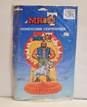 Vintage Mr. T 13” Honey Comb Tissue Paper Birthday Centerpiece Unique 1983 - £102.86 GBP