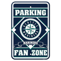 Seattle Mariners 12&quot; x 18&quot; Fan Zone Plastic Sign - MLB - £11.37 GBP