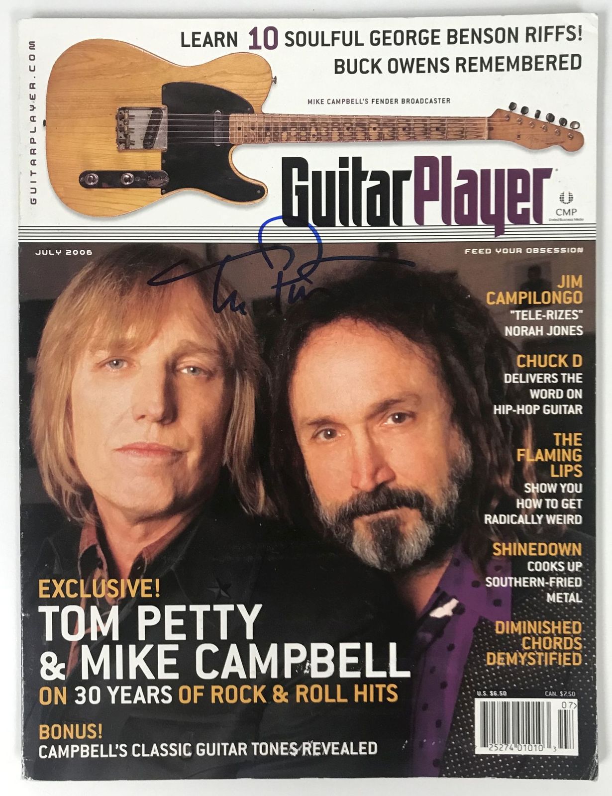 Tom Petty Signed Autographed Complete "Guitar Player" Magazine - Lifetime COA - $499.99