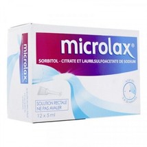 MICROLAX rectal solution 12 single doses EXP:2026 Constipation - $29.50