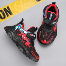 Kids Boy&#39;s Sneakers Spider Man Breathable Waterproof Comfort Sports Casual Shoes - £21.54 GBP