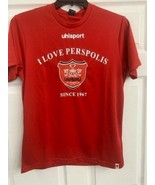 Perspolis FC Fan Jersey, I LOVE PERSPOLIS, Red , Size: Medium - £30.95 GBP