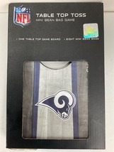 NFL Table Top Toss Mini Bean Bag Game Size 6.5” x 9.75” One Game Board - £13.57 GBP