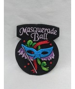 Masquerade Ball Embroidered Iron On Patch 2&quot; - $14.92 CAD