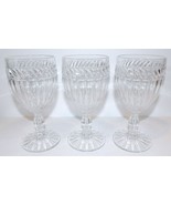 STUNNING SET OF 3 MIKASA CRYSTAL ITALIAN COUNTRYSIDE 6 3/4&quot; WINE GLASSES - $49.49
