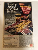 1991 Kodak Ektar Camera Film Vintage Print Ad pa22 - £4.86 GBP