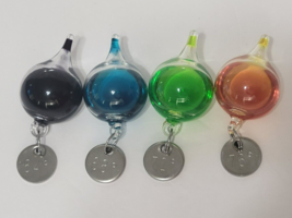 Galileo Thermometer Replacement Glass Ball Bubble Vial Colorful Set of 4 - $14.99