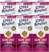 Little Remedies Little Noses Saline Spray/Drops - 1 oz - 6 ct - £35.17 GBP