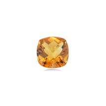 Natural Cushion Checkered Cut Citrine AAA Loose Gemstone Available from ... - £7.86 GBP