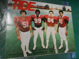 Great 1980 TIDE Magazine ALABAMA CRIMSON TIDE vs. VANDERBILT - £14.68 GBP