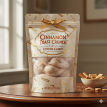 Gourmet Cinnamon Toast Artisan Cotton Candy – 1.2 oz Hand-Spun Cloud Pou... - $15.99