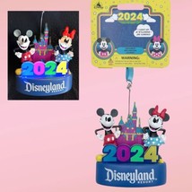 Disney Sketchbook Ornament 2024 Mickey &amp; Minnie Figural Light-up NEW in Box WDW - £23.12 GBP