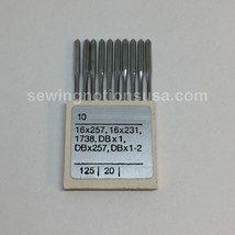 16X231 16X257 DBX1 Sewing Machine Needles Singer Brother Consew size 125/20 - $7.95