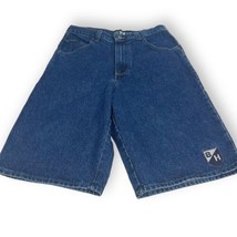 NEW Vintage BHPC Blue Jean Shorts Sz 34 Beverly Hills Polo Club Baggy Y2K USA - £30.00 GBP