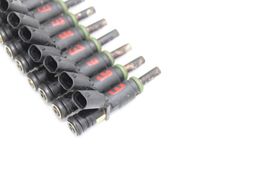 07-12 MERCEDES-BENZ GL450 GL550 FUEL INJECTORS SET OF 8 W/O PZEV E4764 image 5