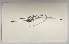 Shadoe Stevens Signed Autographed 3x5 Index Card - $15.00
