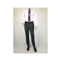 Men's Soft Wool Cashmere Single Breasted Suit Giorgio Cosani 900 Dark Gray image 9