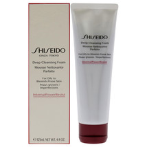 Deep Cleansing Foam by Shiseido for Women - 4.4 oz Cleanser - £24.54 GBP