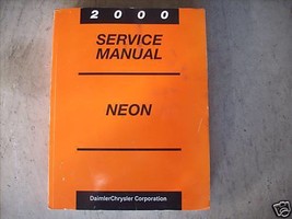 2000 Dodge Mopar Neon Service Repair Shop Workshop Manual OEM 2000 - $35.03