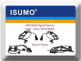 4 x ABS Wheel Speed Sensor Front-Rear Left &amp; Right  Fits Dodge Journey 09-20 - £37.65 GBP