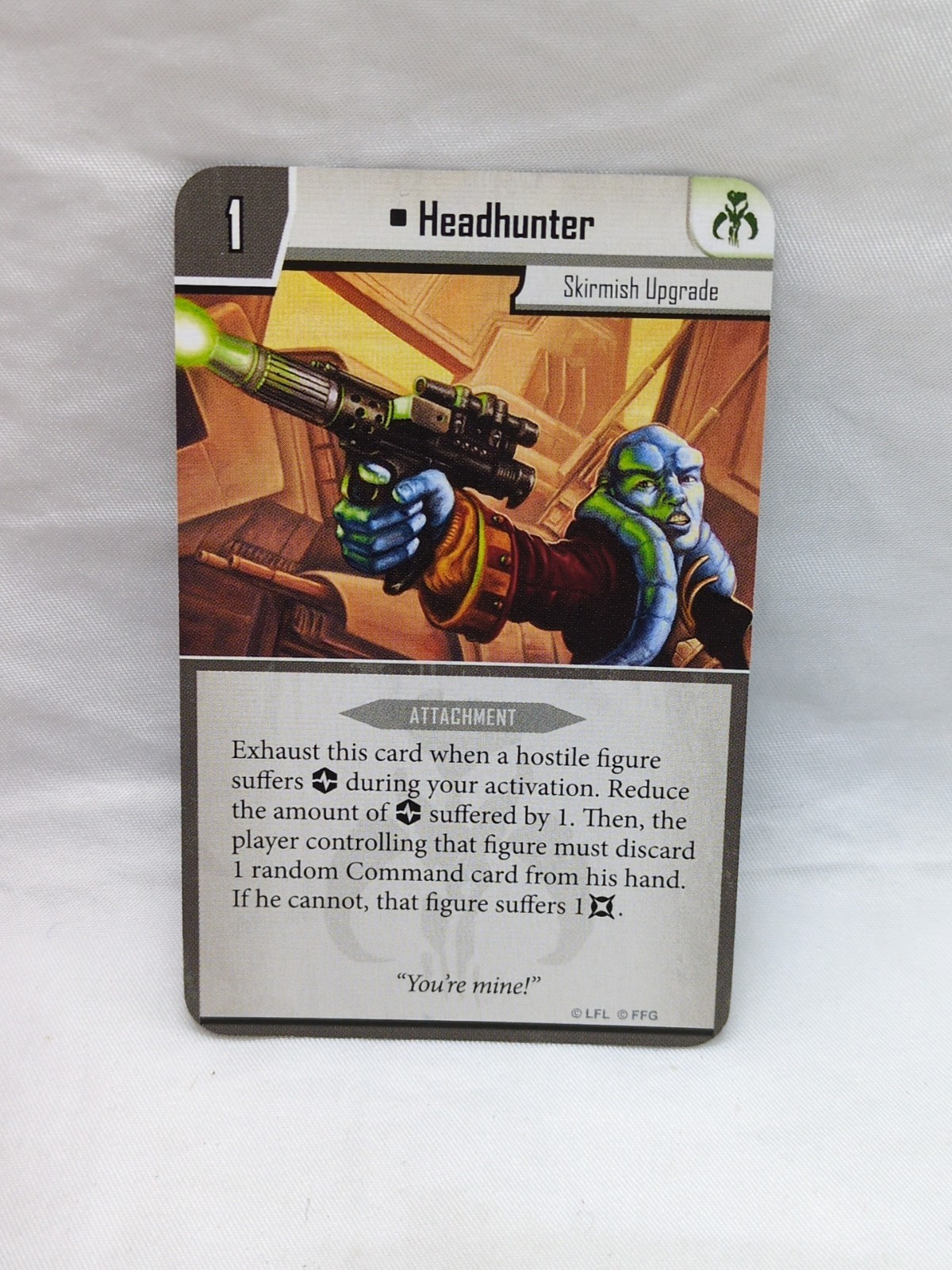 (2) Star Wars Imperial Assault Bossk Villain Pack Cards Item image 4