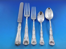 Wave Edge by Tiffany and Co Sterling Silver Flatware Set 12 Service 63 pieces - $9,895.05