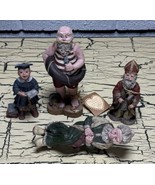 4 Sarah&#39;s Attic Figurine Mixed Lot Bishop Graduation Swim Knitting Numbe... - $29.02