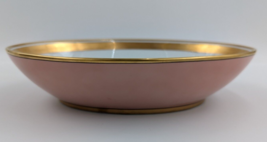 Fitz & Floyd Renaissance Pink Peach Serving Bowl Oval 10.5" Vintage 1970's image 5