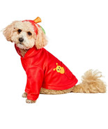 Rubies Red Delicious Apple Hoodie Pet Costume, Slit Ears Pet Clothes Siz... - $463.78 MXN