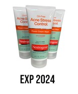3 x Neutrogena Oil-Free Acne Stress Control Power-Cream Wash 6fl oz EX 2024 - $29.99