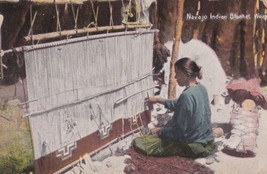 Navajo Indian Blanket Weaver 1911 Lordsburg New Mexico NM Postcard D29 - £2.34 GBP