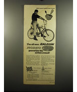 1967 Raleigh Rodeo 3+2 Bicycle Ad - Geared for the action crowd - £14.55 GBP