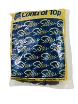 Silkies Control Top Pantyhose Queen XL Off Black Support Legs 070506 Bar... - $6.00