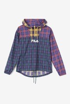 Fila Men&#39;s HeritageTej Pullover Plaid Windjacket Size MEDIUM NEW W TAG - £38.93 GBP