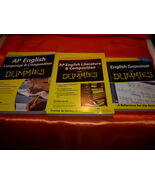 3 PACK ENGLISH GRAMMAR BOOKS SALE For Dummies Literature Language Book F... - $19.19