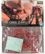 MS-06S Zaku II RG #02 - Char Aznable&#39;s Custom  1/144 Scale Model Kit - B... - €42,65 EUR