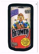 Wacky Packages Series 3 Browny Paper Towels Trading Card 8 ANS3 2006 Topps - £1.97 GBP