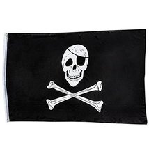 US Flag Store Printed Polyester Pirate Jack Rackham Flag, 3 by 5-Feet (1-Flag) - £3.83 GBP
