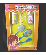 Vintage Miss Merry&#39;s Vanity Gift Play Set Toy Bright Beauty Brushes Comb... - £14.00 GBP