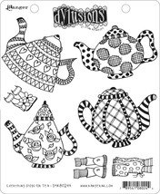 Dyan Reaveley&#39;s Dylusions Cling Stamp Collection Everything Stops For Tea - $26.18