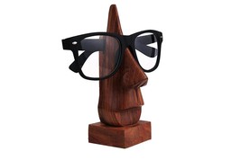 Handicrafts Wooden Spectacle Holder, 2.5x6-inch (Brown) HOME DECOR FREE ... - £19.77 GBP