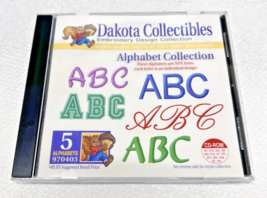 Dakota Collectibles Machine Embroidery Designs Cd Alphabet Collection - $12.38