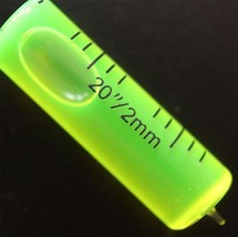 Replacement Glass Vial, Spirit Bubble Level, nib, 35mm x 11mm - Green - $6.80