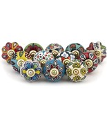 Pack of 12 Assorted Multicolor Cabinet Knobs Door Pull USA SELLER Fast S... - £20.44 GBP