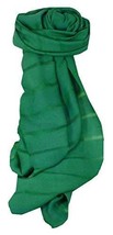 Vietnamese Long Silk Scarf Hue Weave Teal by Pashmina &amp; Silk - £30.89 GBP